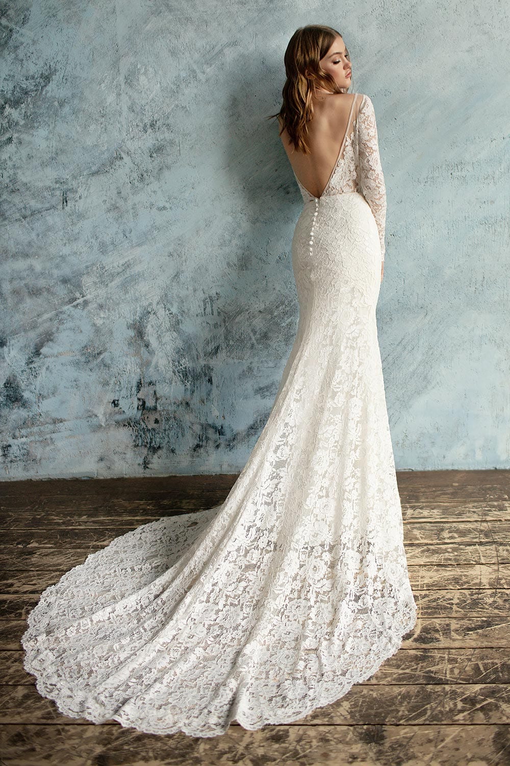 Alyssa modest wedding dress with sleeves - Love Spell Design Alyssa modest wedding dress with sleeves - Love Spell Design