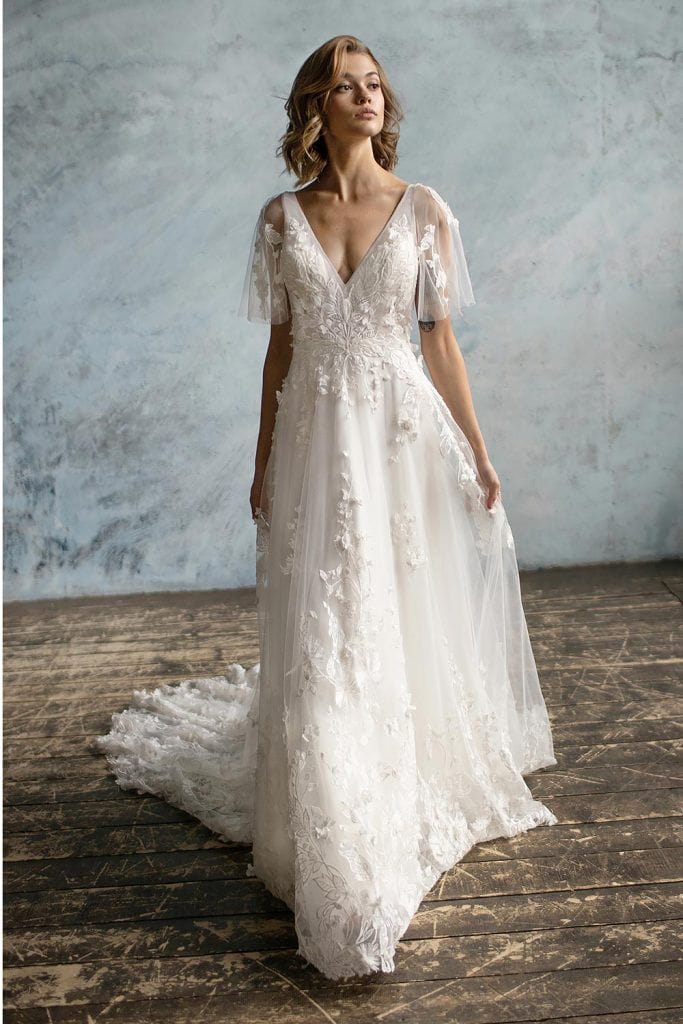 boho style wedding dresses Simply Bohemian Wedding Dress Black / Small