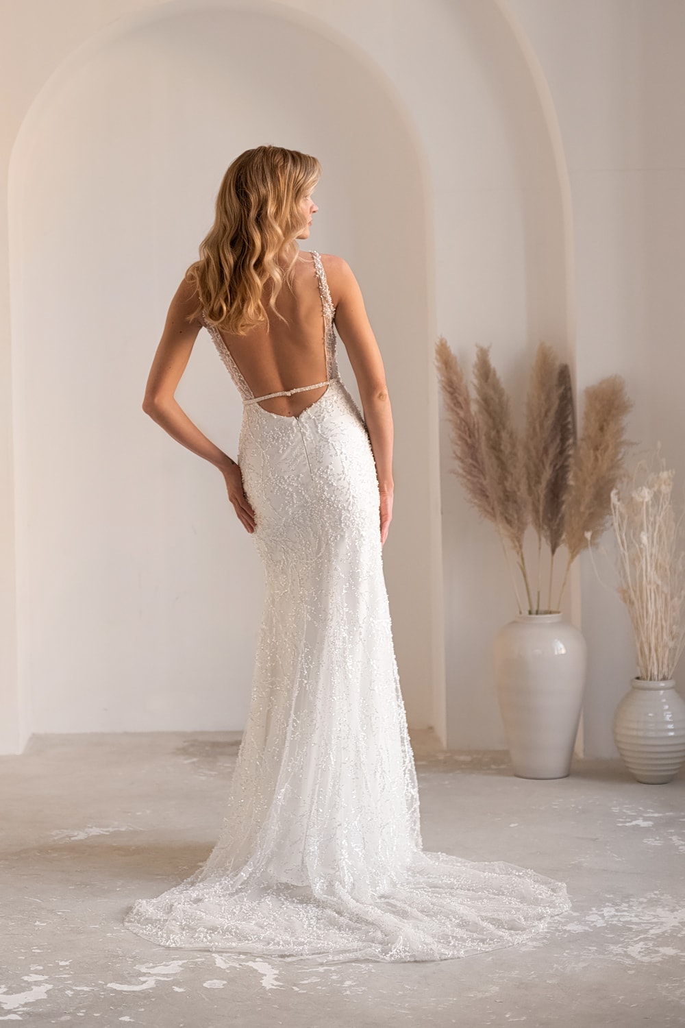 Vintage Lace Wedding Dress With Sleeves | Love Spell Design Vintage Lace Wedding Dress With Sleeves | Love Spell Design