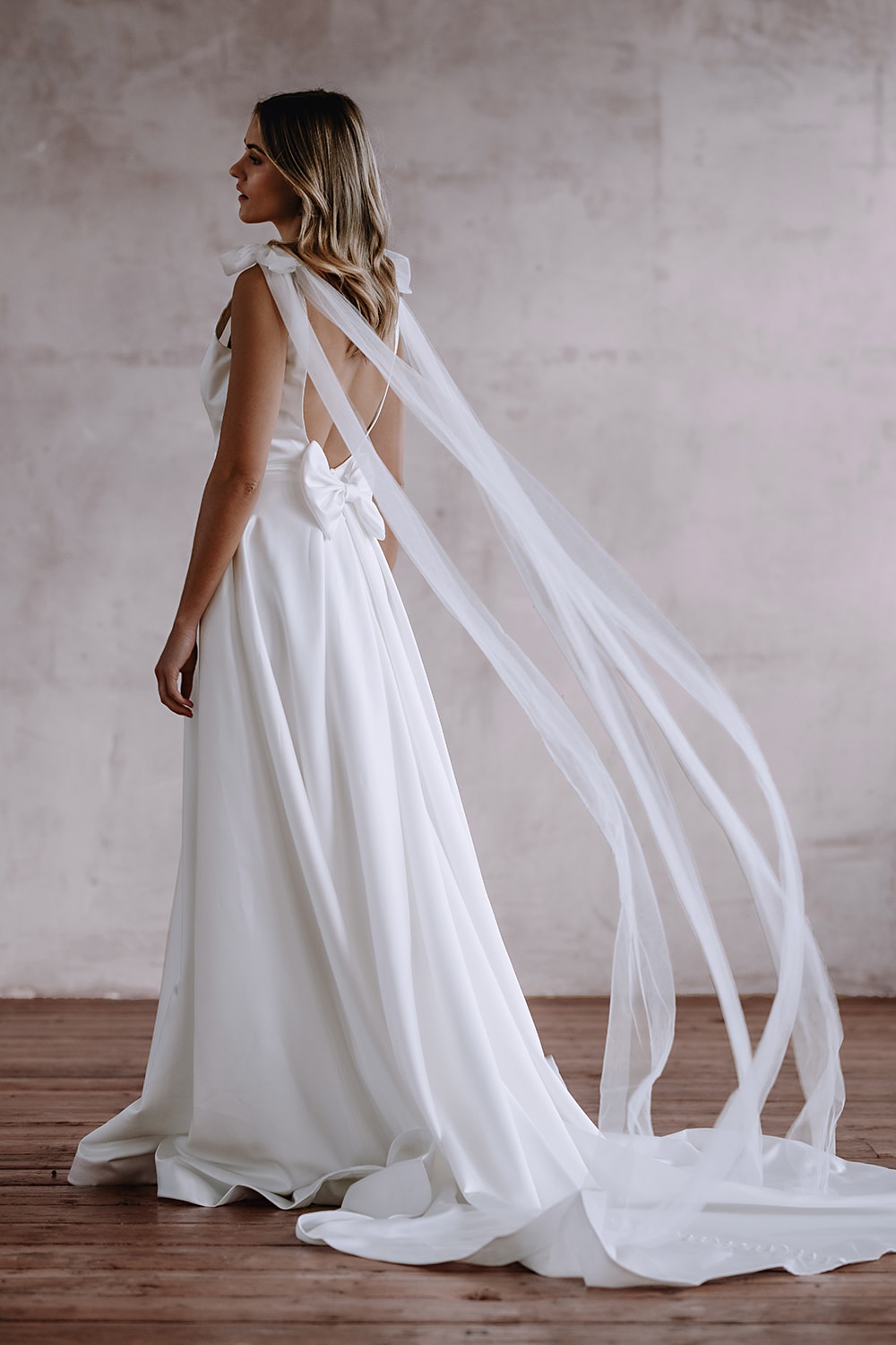 Harmony a-line simple wedding dress - Love Spell Design Harmony a-line simple wedding dress - Love Spell Design