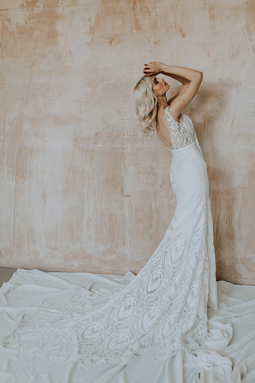 Alexia lace mermaid wedding dress with removable sleeves Alexia lace mermaid wedding dress with removable sleeves