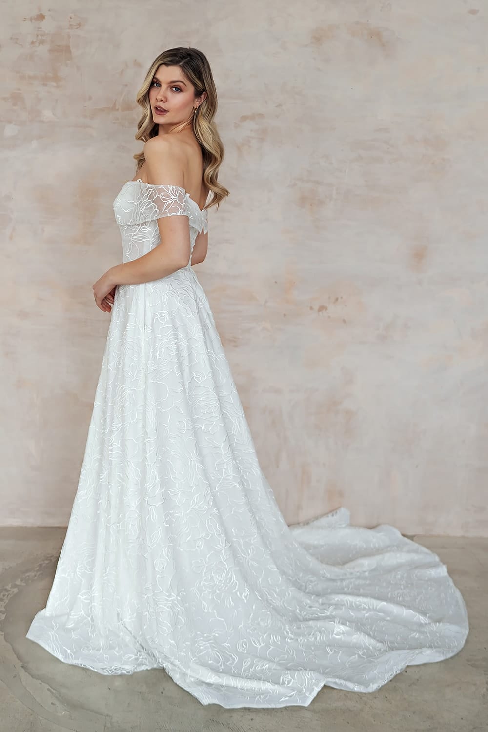 Marlowe UK30310 - Boho Wedding Dress Long Sleeve Wedding Dress A-Line - 6 Love Spell Design Marlowe UK30310 Boho Wedding Dress Long Sleeve Wedding Dress A Line 6 Love Spell Design