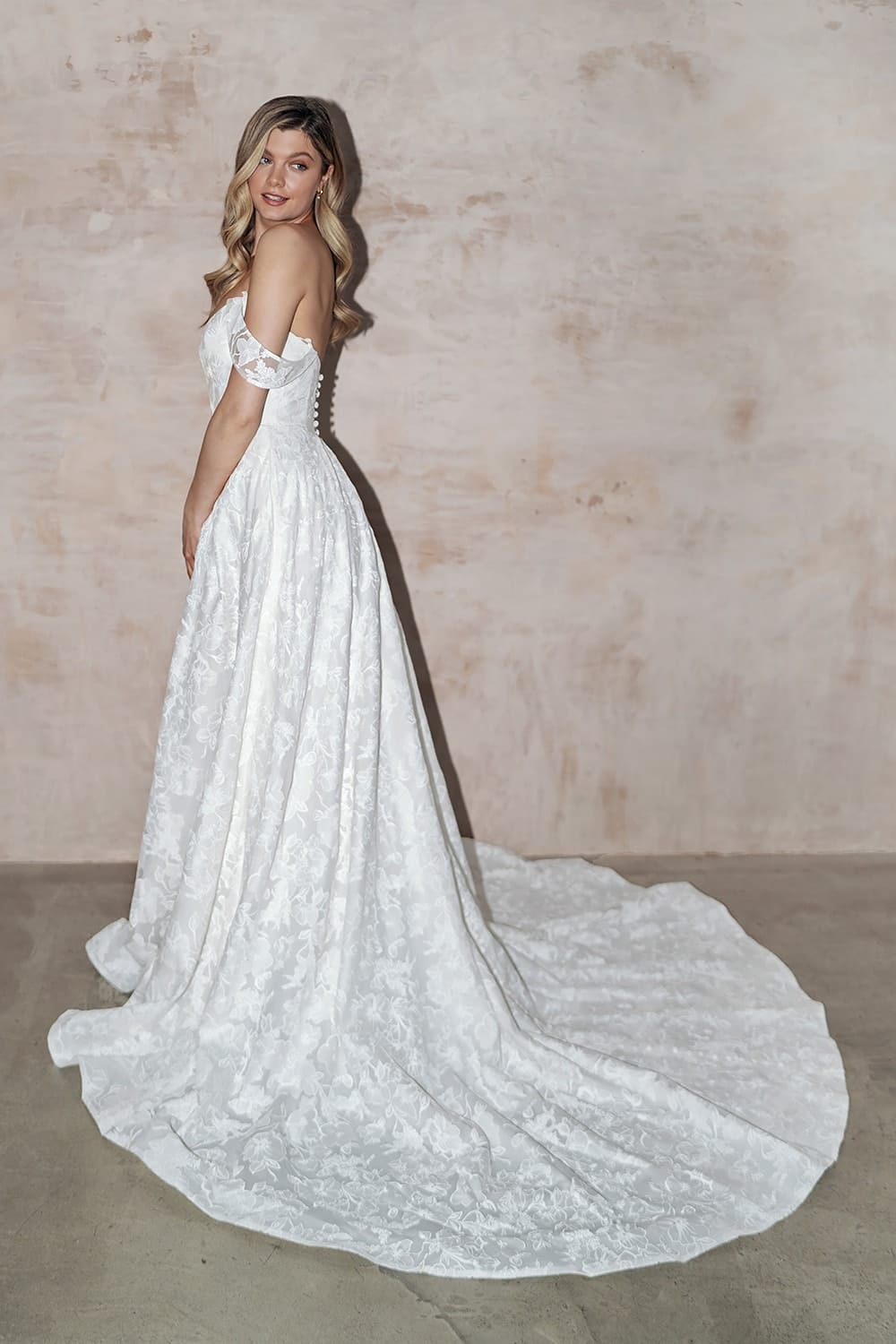 Rosalie boho rustic wedding dress Love Spell Design Rosalie UK30311 Wedding Dress Lace Wedding Dress A Line 8 Love Spell Design