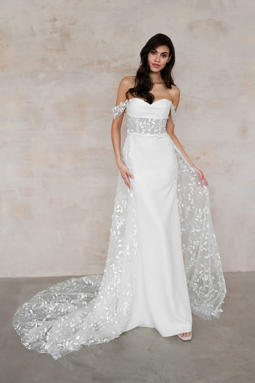 Sydney UK30312 - Wedding Dress Off The Shoulder Wedding Dress With Sleeves - 8 Love Spell Design Sydney UK30312 Wedding Dress Off The Shoulder Wedding Dress With Sleeves 8 Love Spell Design