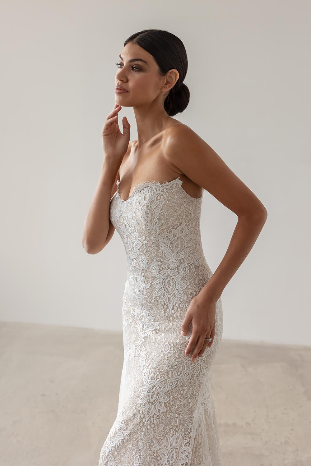 Michelle long sleeve lace wedding dress Love Spell Design IMG 0159t Love Spell Design