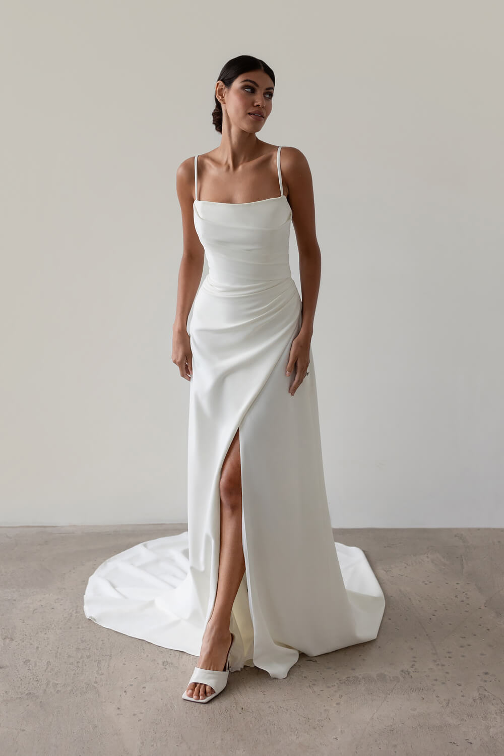 Ava simple mermaid wedding dress Love Spell Design IMG 1727t Love Spell Design