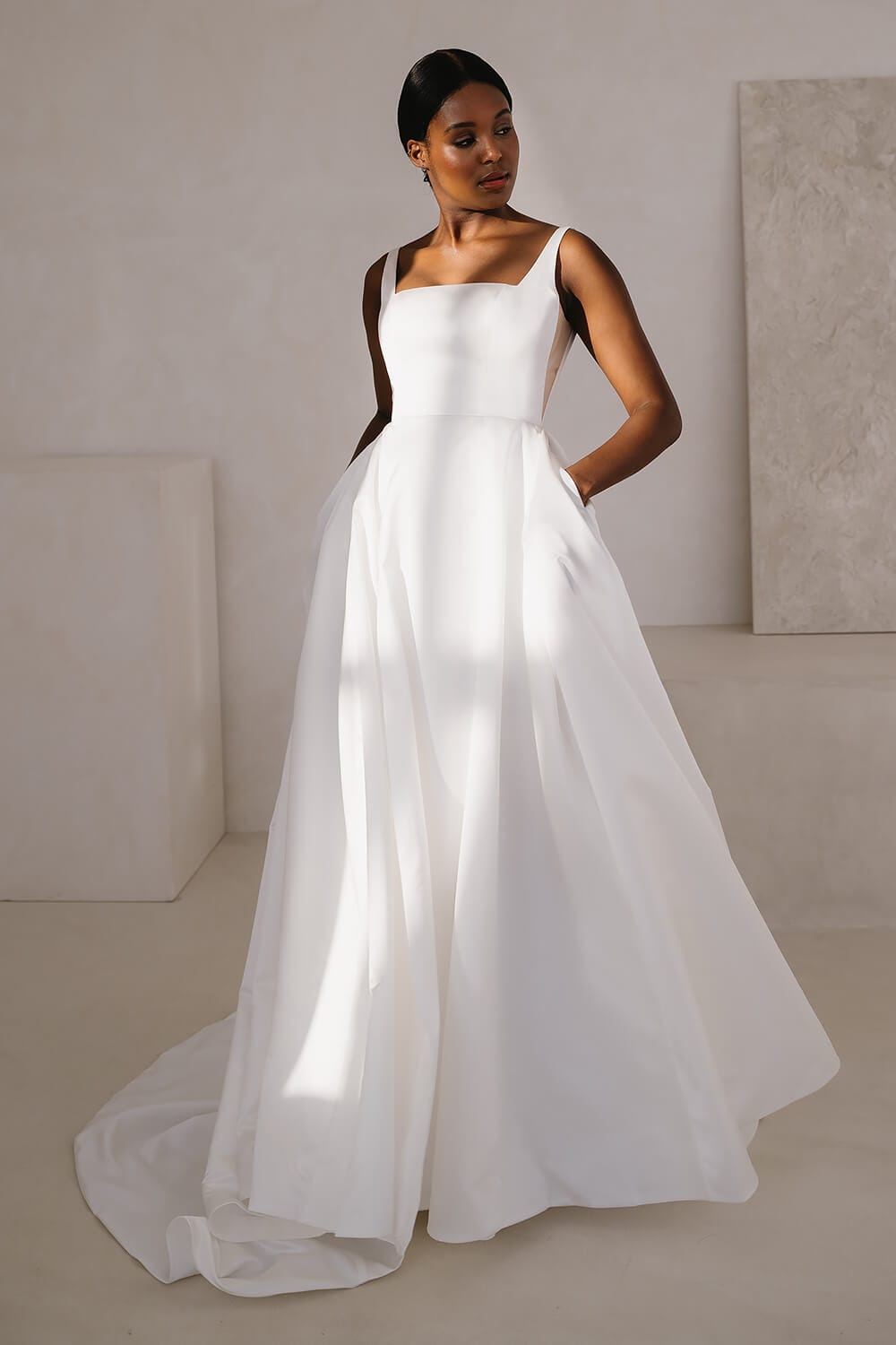 Bridget UK30338 3 Wedding Dress With Sleeves Bridal Shop London Love Spell Design
