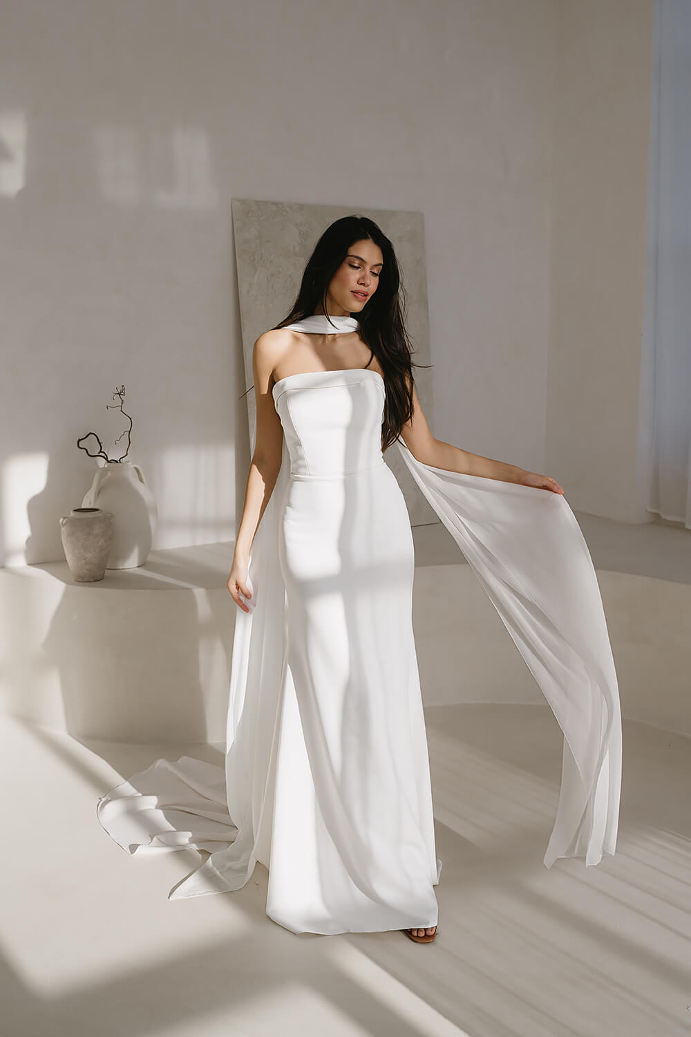 Elizabeth classic simple wedding dress - Wedding Dresses - Love Spell Design Elizabeth classic simple wedding dress - Wedding Dresses - Love Spell Design