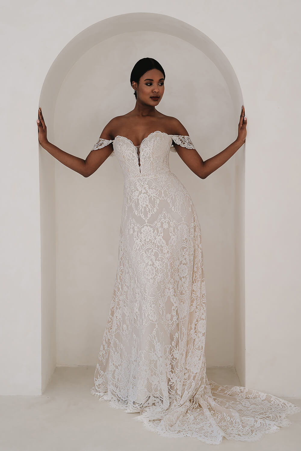 Galina lace wedding dress Love Spell Design Galina UK30348 7 Boho Wedding Dress UK Wedding Dress London Love Spell Design